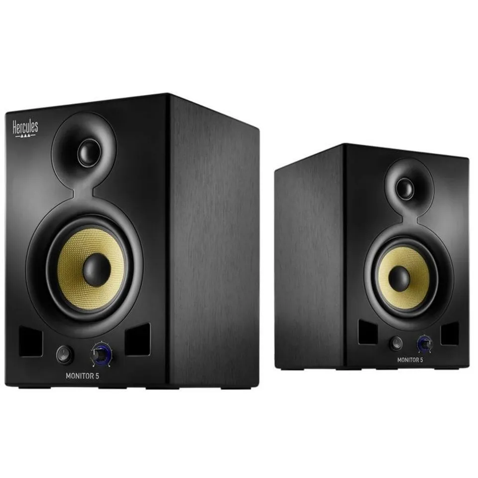 Hercules Monitor 5 - 5 Monitores Biamplificados Negros