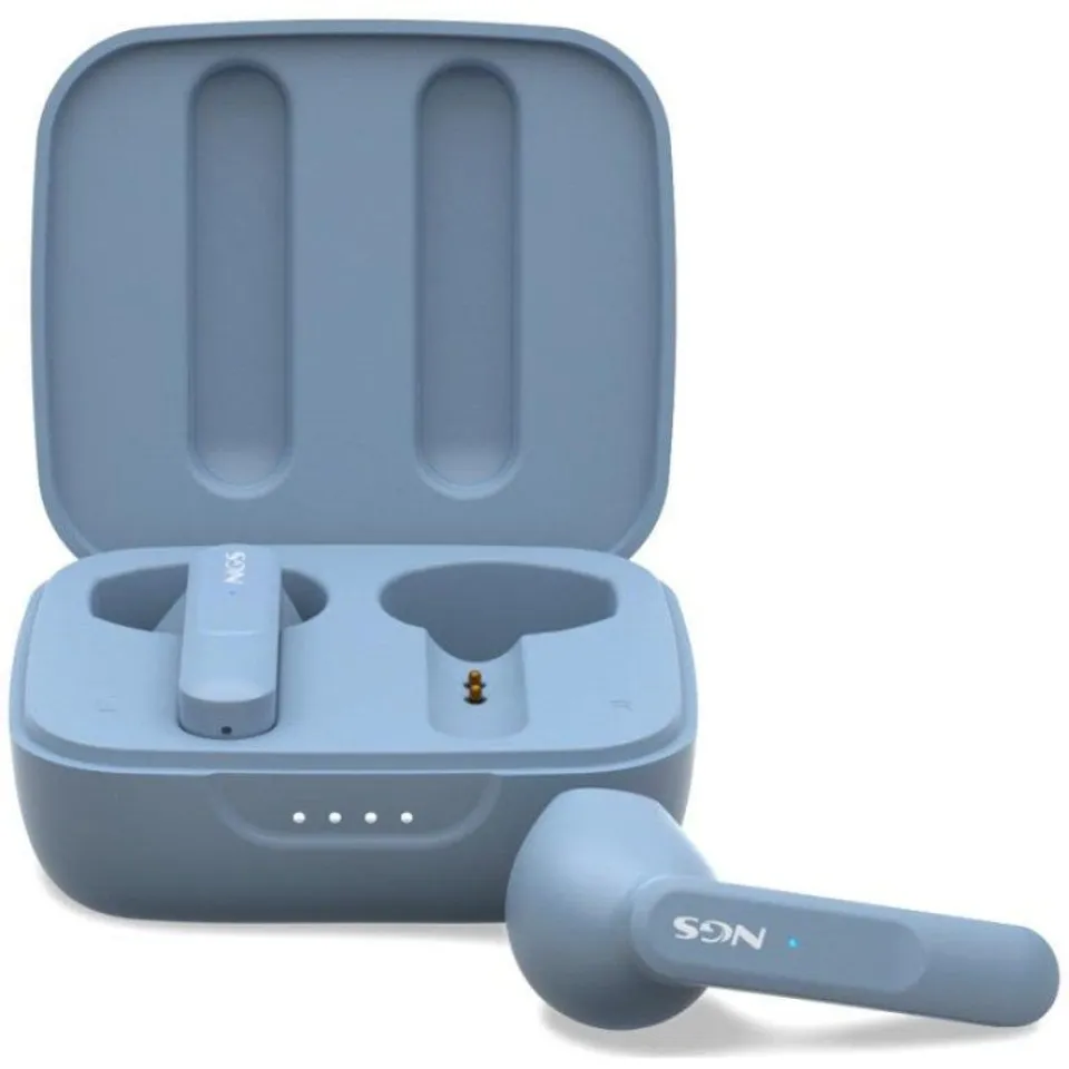 NGS Artica Move Rain Bluetooth 5.3 Estuche Carga Azul