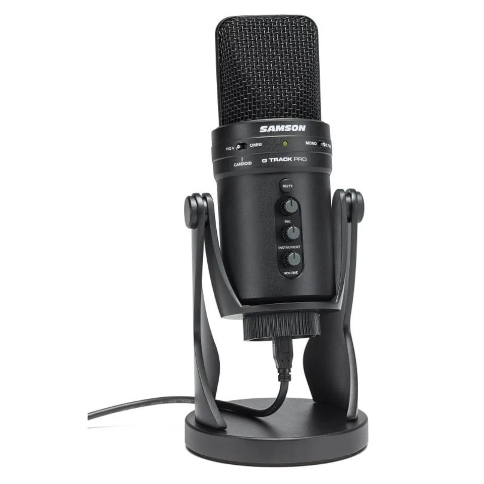 Samson G-Track Pro Micrófono USB con Interfaz de Audio