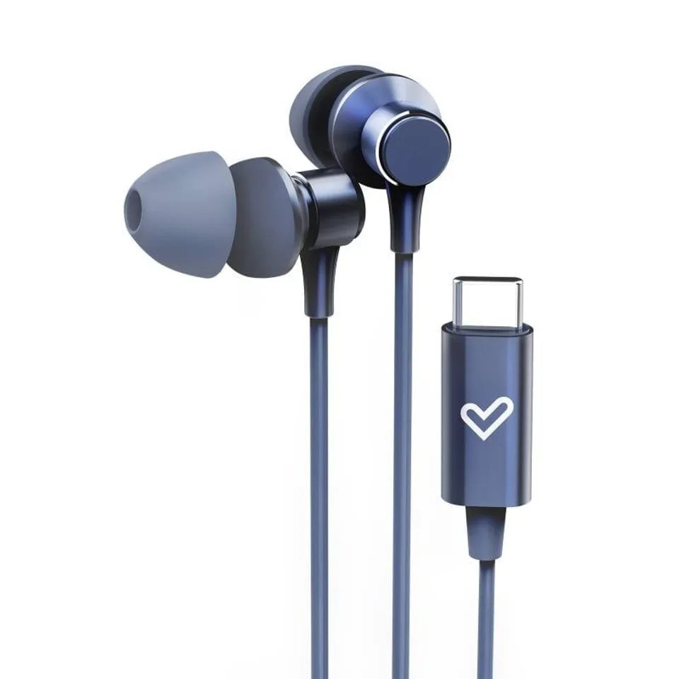 Energy Sistem Metallized Auriculares Azules Type C Cable