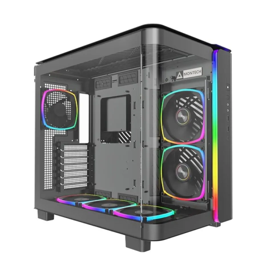 Montech KING 95 PRO Cristal Templado USB 3.2 Negra
