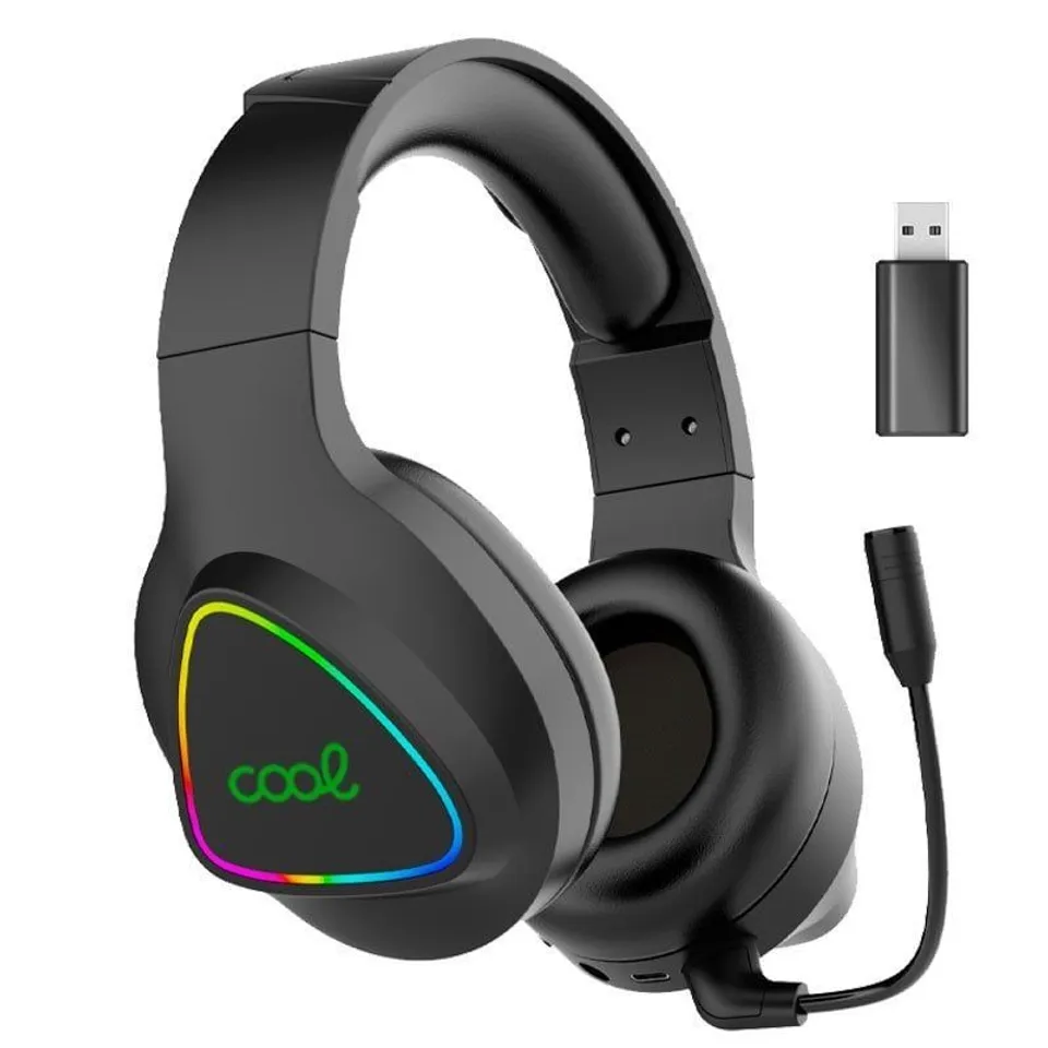 Cool Leopard Auriculares Inalámbricos Gaming 7.1 Negro