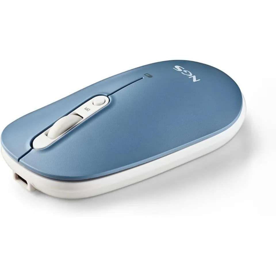 NGS SHELL RB Ratón Inalámbrico Bluetooth 1600 DPI Multidispositivo