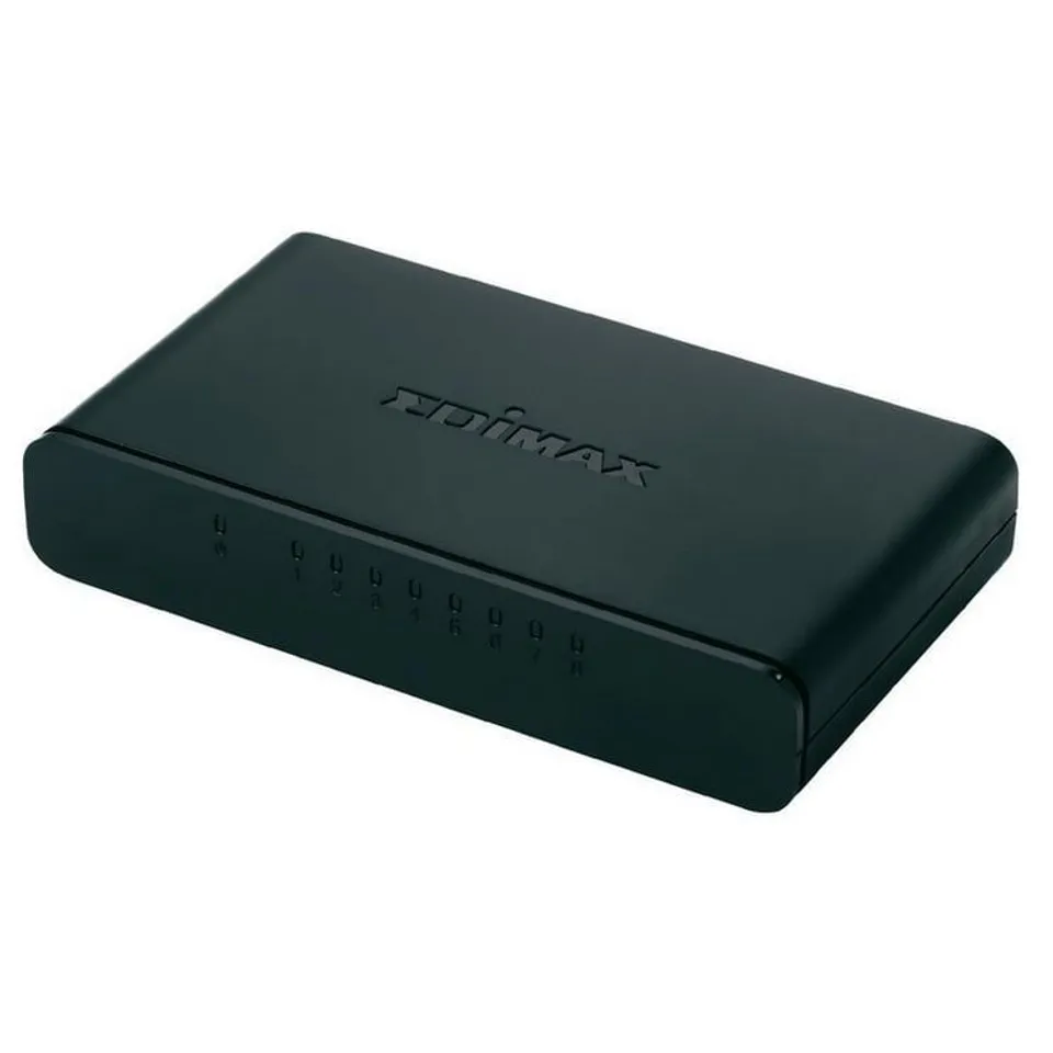 Edimax ES-3308P Switch 8 Puertos 10/100Mbps Negros