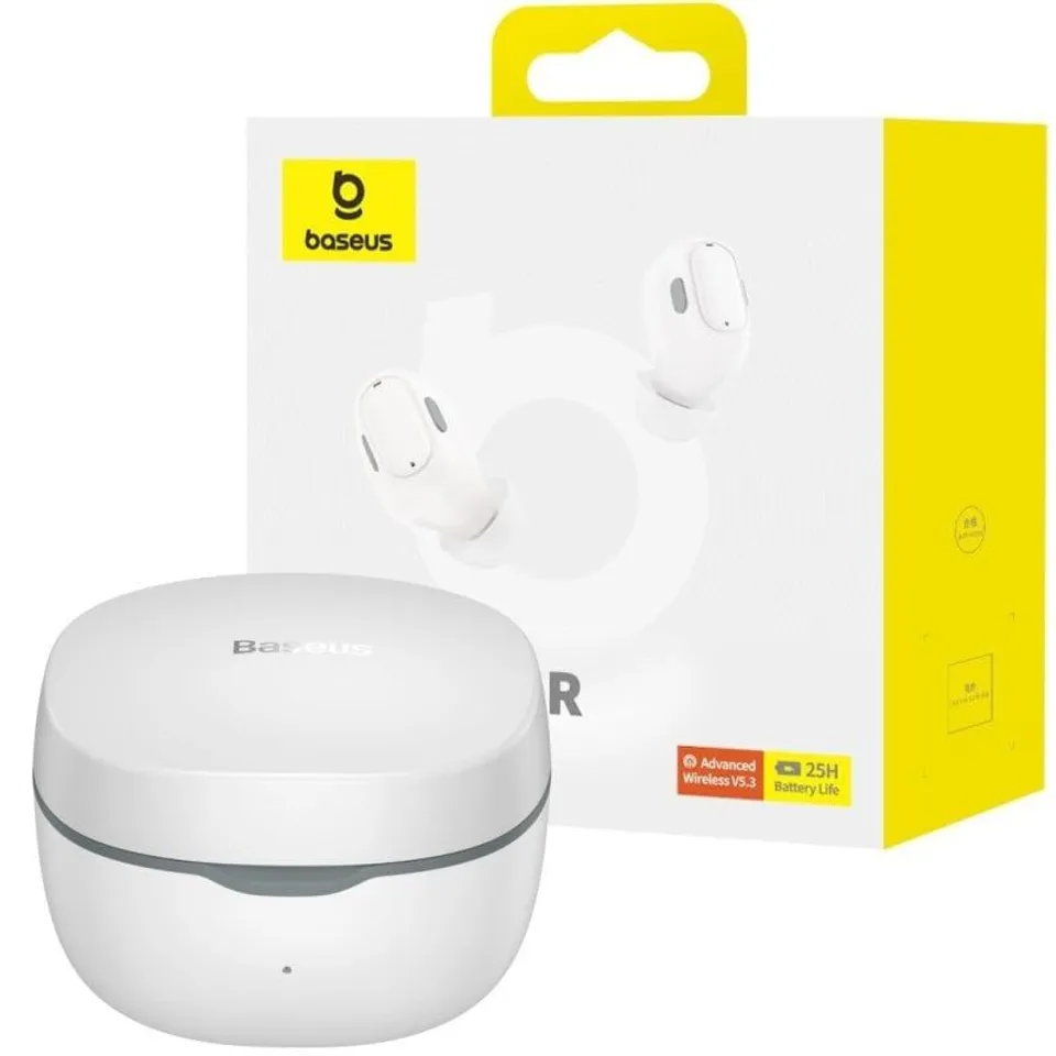 Baseus Bowie WM01 TWS Auriculares Bluetooth Blanco Estuche