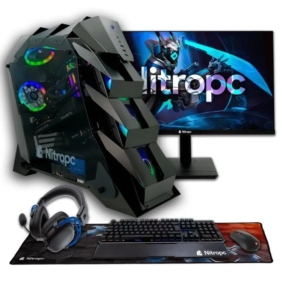 NitroPC Nitro Plus v2 Ryzen7 9800X3D 32GB 2TB M2 RTX5080/27"