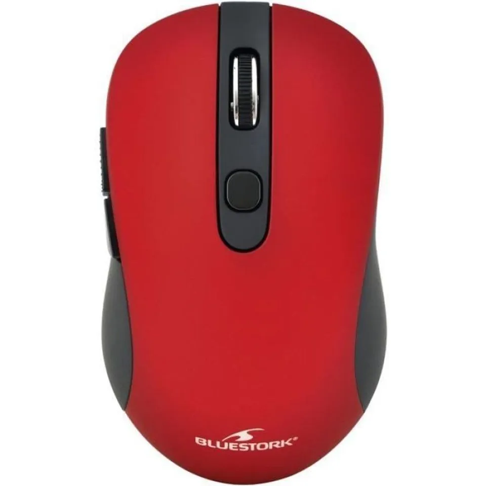 Bluestork M-WL-OFF60-Red Ratón Inalámbrico 1600DPI