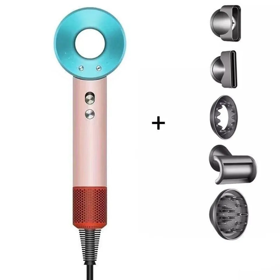 Arzopa Súper Secador de Pelo 1600W Accesorios Macarrón