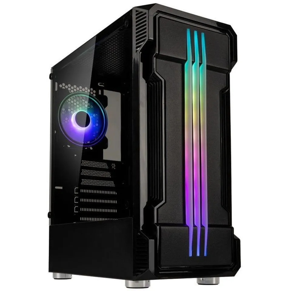 Kolink Inspire K10 Midi Tower Templado USB-C ARGB Negra
