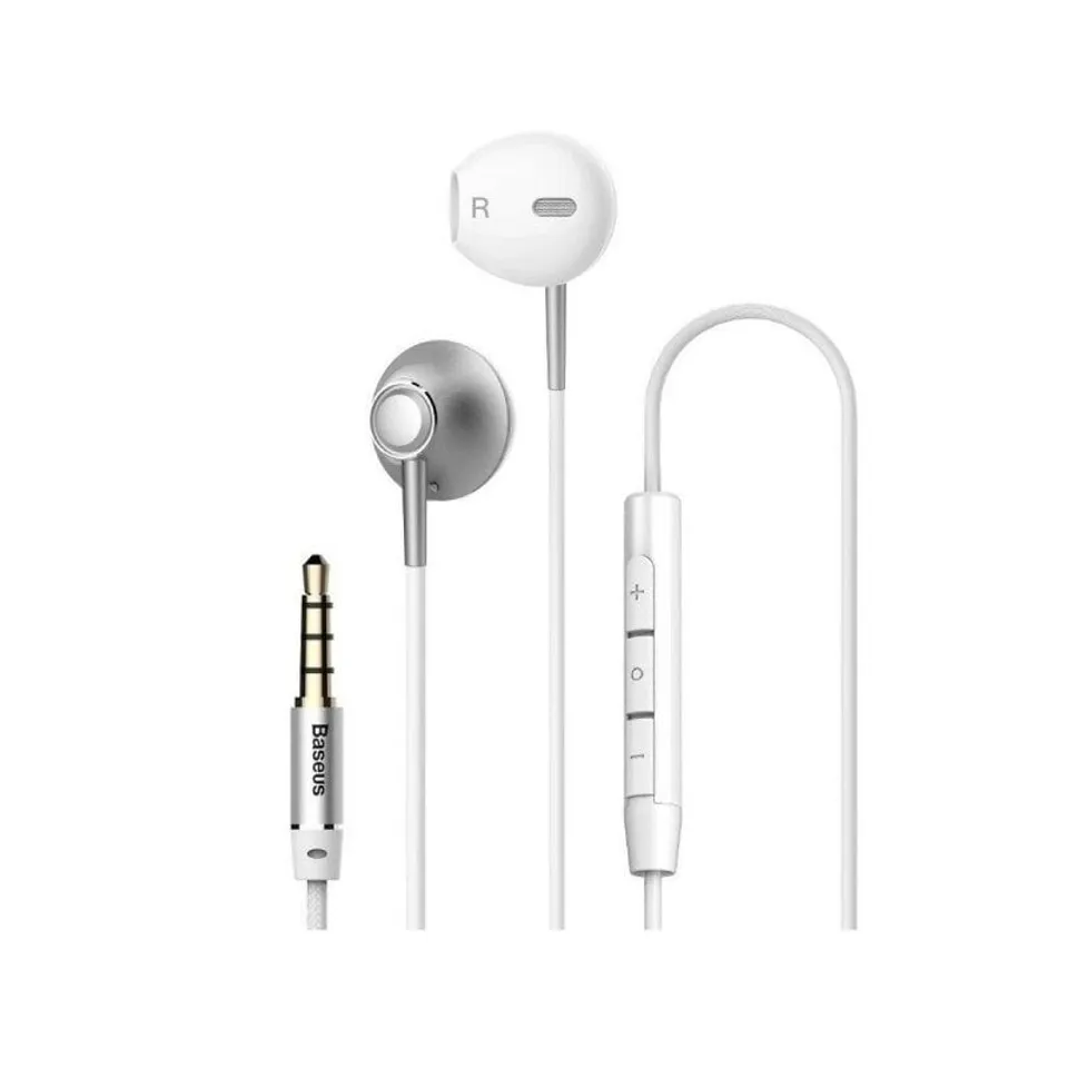Baseus Auriculares Jack 3.5mm Ergonómicos Alta Fidelidad