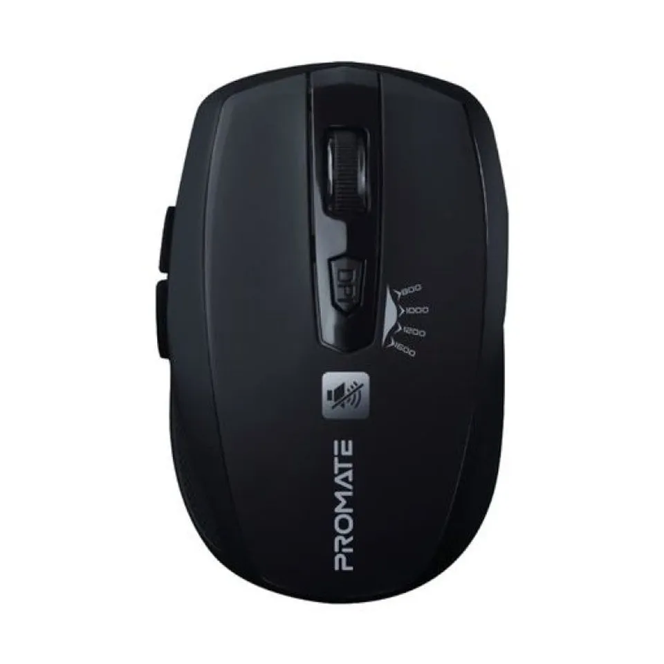 Promate Breeze Ratón Inalámbrico USB Nano Silencioso 1600DPI
