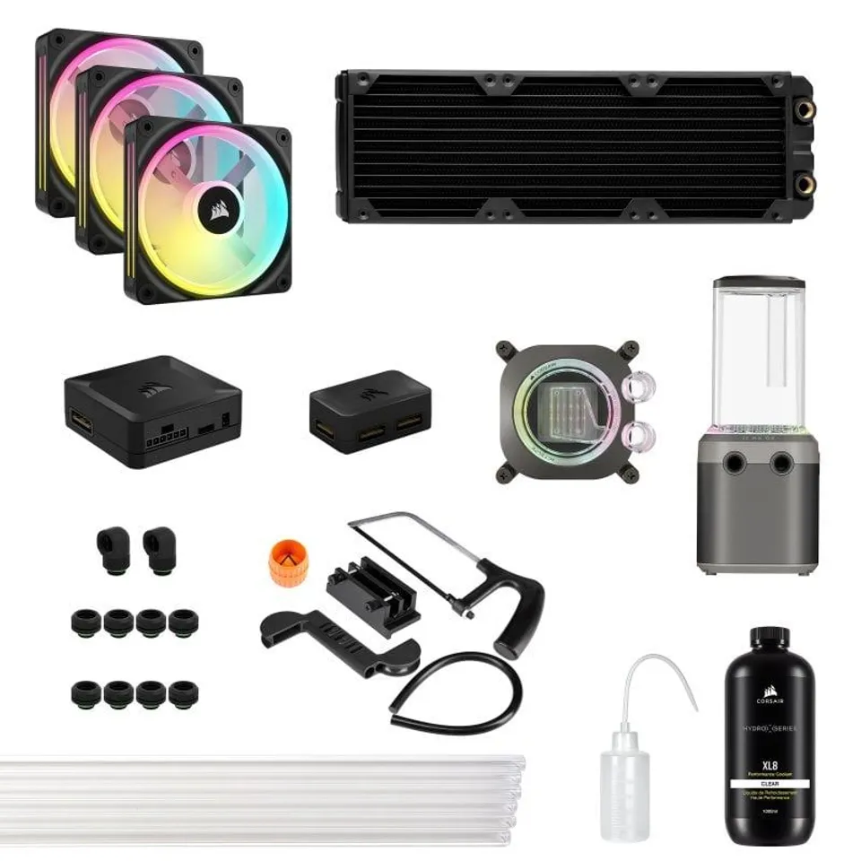 Corsair Hydro X Series iCUE LINK XH405i Kit Rígido Negro