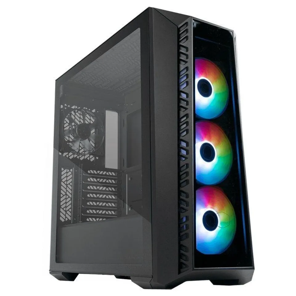 Cooler Master MasterBox 520 Cristal Templado ARGB USB3.2
