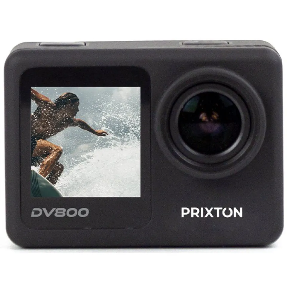 Prixton DV800 Cámara Deportiva Dual Screen 5K