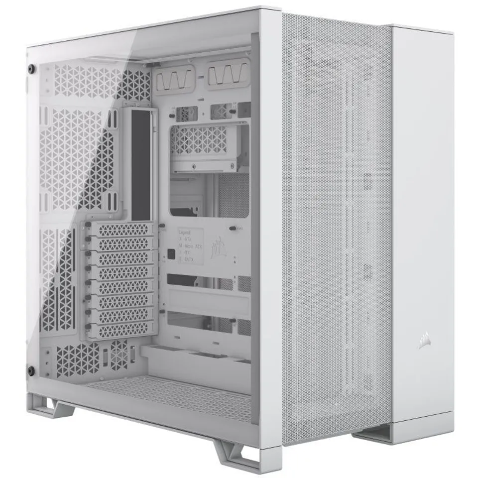 Corsair 6500D AIRFLOW Cristal Templado USB-C Blanca