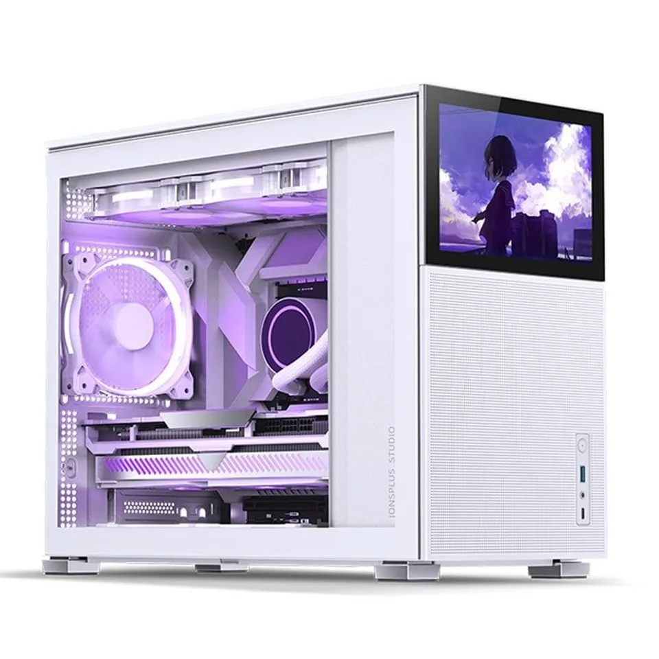 Jonsbo D31 MESH Cristal Templado USB 3.2 Blanco
