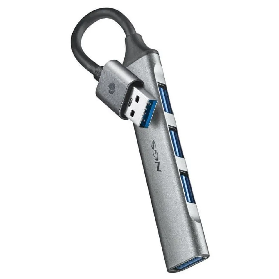 NGS IHUB4 Micro Hub 4 Puertos USB-A 3.2 5000Mbit/s