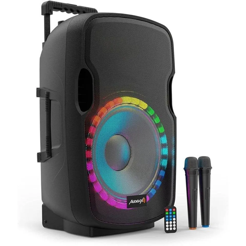 Audibax Denver 15 Malibu Activo 15” 250W 2 Mic Inalámbricos