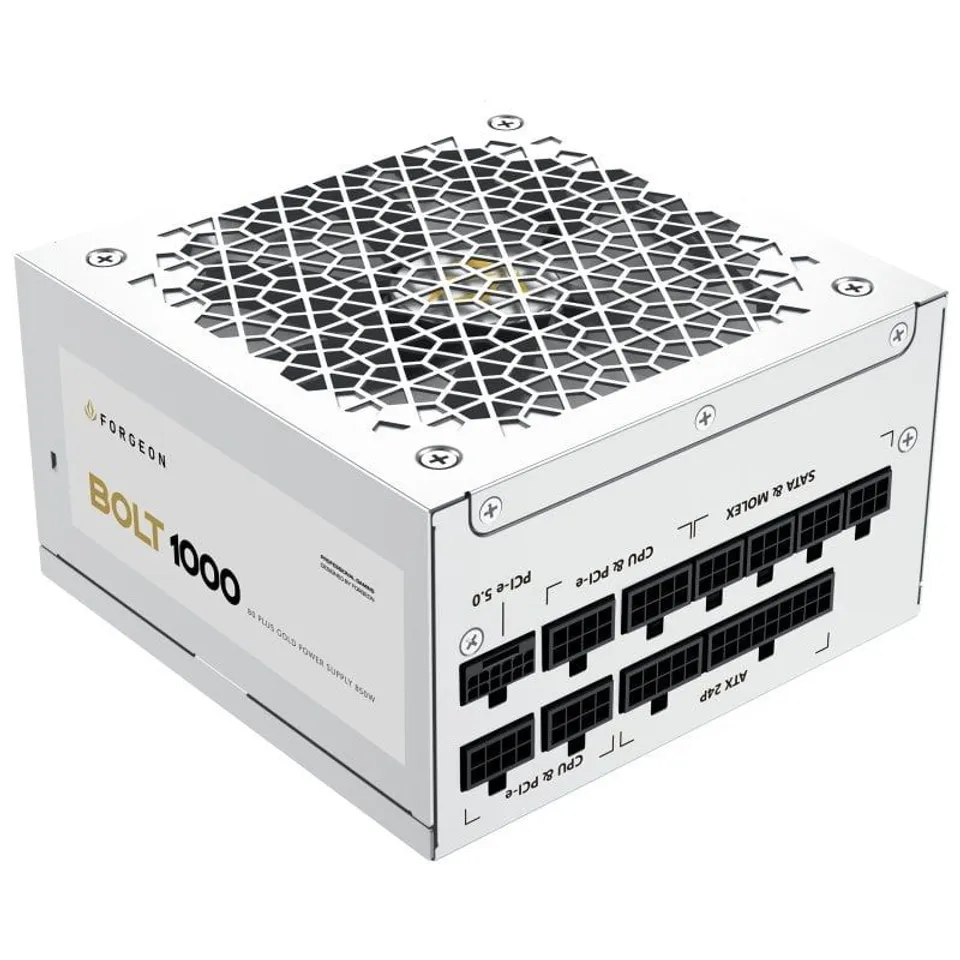 Forgeon Bolt PSU 1000W 80+ Gold Full Modular Blanca