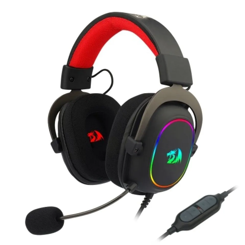 Redragon Zeus X Auriculares Gaming RGB 7.1 USB Negros