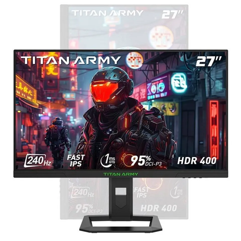 Titan Army P2710S Monitor 27" LED IPS QHD 240Hz FreeSync