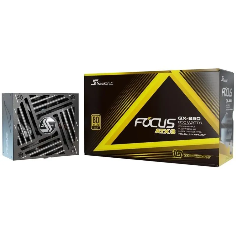 Seasonic Focus GX-850 850W 80+ Gold Modular ATX3.0 PCIe5.1