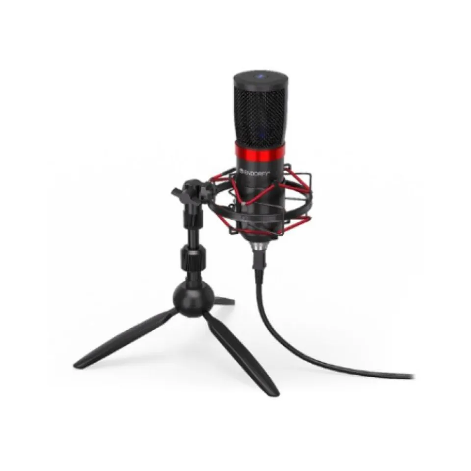 Endorfy Solum Streaming T USB Micrófono con trípode y filtro antipop