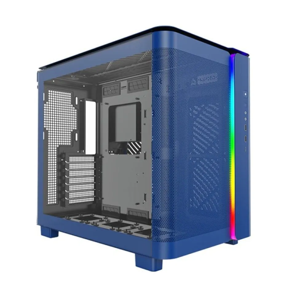 Montech KING 95 Cristal Templado USB 3.2 Azul