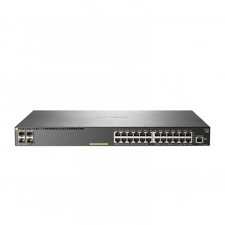 HPE 2930F Switch 24 Puertos Gigabit PoE + 4 SFP