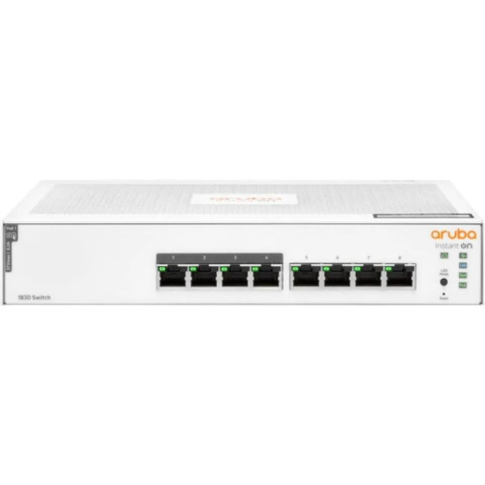 HPE Instant On 1830 Switch 8 Puertos PoE Clase 4 Gestionado L2 Gigabit Ethernet