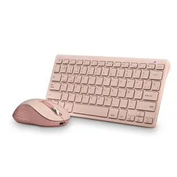 NGS Fantasy Kit Teclado+Ratón Rosa Recargable 12 Teclas