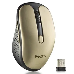 NGS Evo Rust Gold Ratón Inalámbrico Recargable 1600 DPI