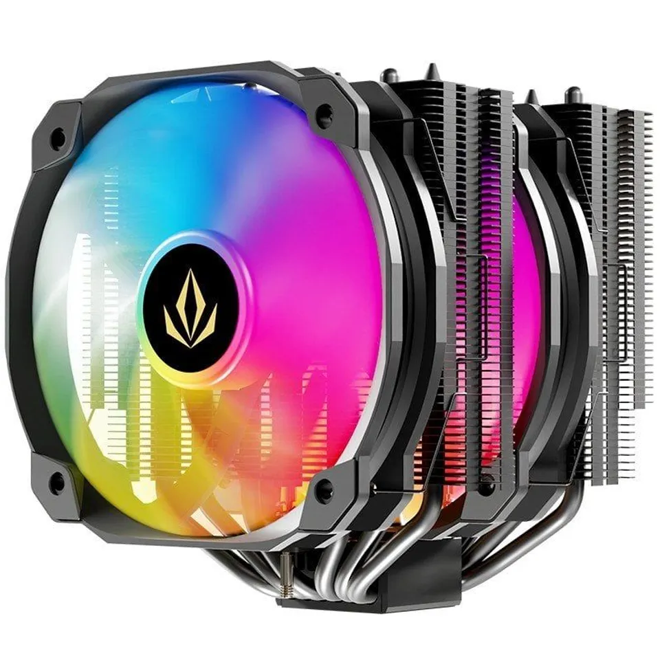 Forgeon Windlord ARGB CPU Cooler Black 6-Heatpipe 2x140mm