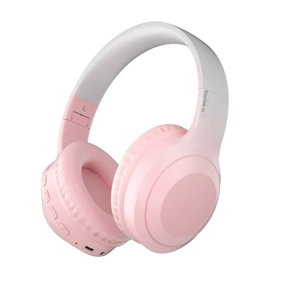 Kinsi V5PRO Auriculares Bluetooth ANC Rosa Degradado