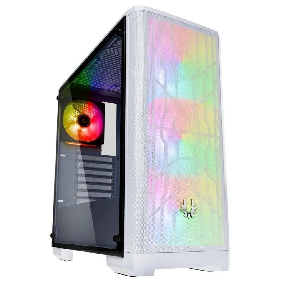 BitFenix Nova Mesh TG 4ARGB Blanca + Fórmula Gold 650W