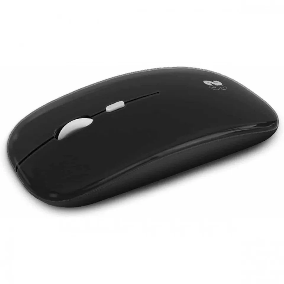 Subblim Dual Flat Ratón Óptico Inalámbrico 1600DPI Negro