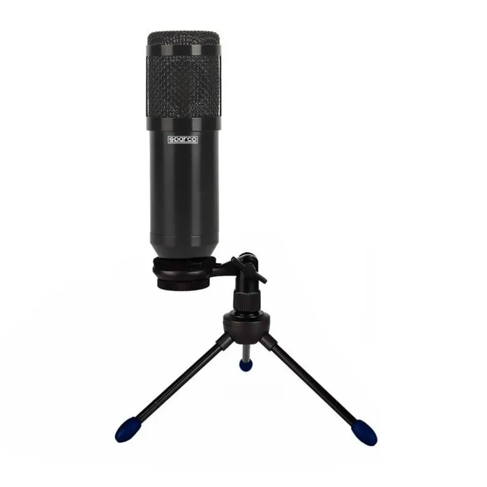 Sparco SPMIC STAR USB Micrófono con filtro antipop y trípode ajustable