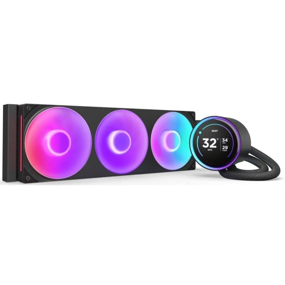 NZXT Kraken Elite 360 RGB Kit Refrigeración Líquida 360mm Negro