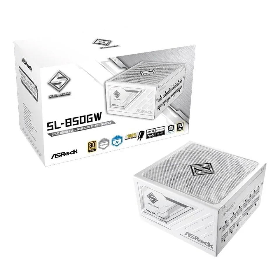 Asrock Steel Legend 850W 80 PLUS Gold Blanca