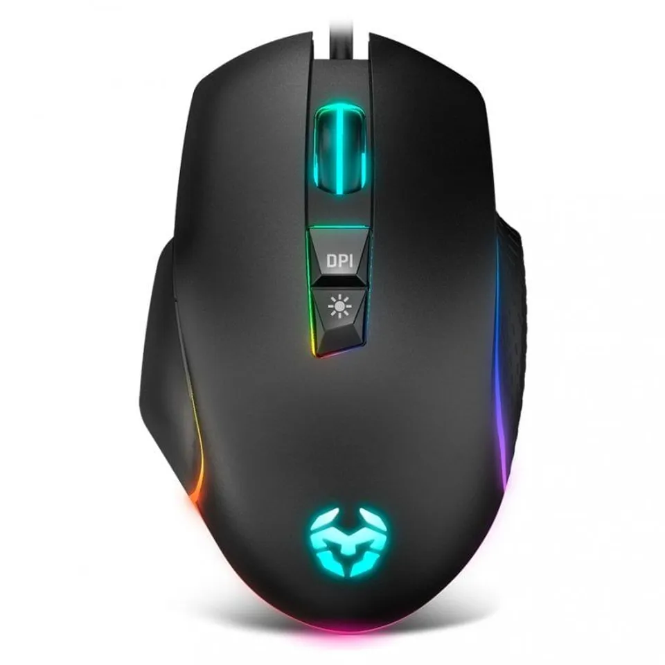 Krom Keos Gaming RGB 6400 DPI Negro