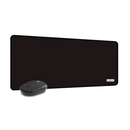 Subblim Harmony Pack Ratón Inalámbrico y Alfombrilla Gaming XL Negra