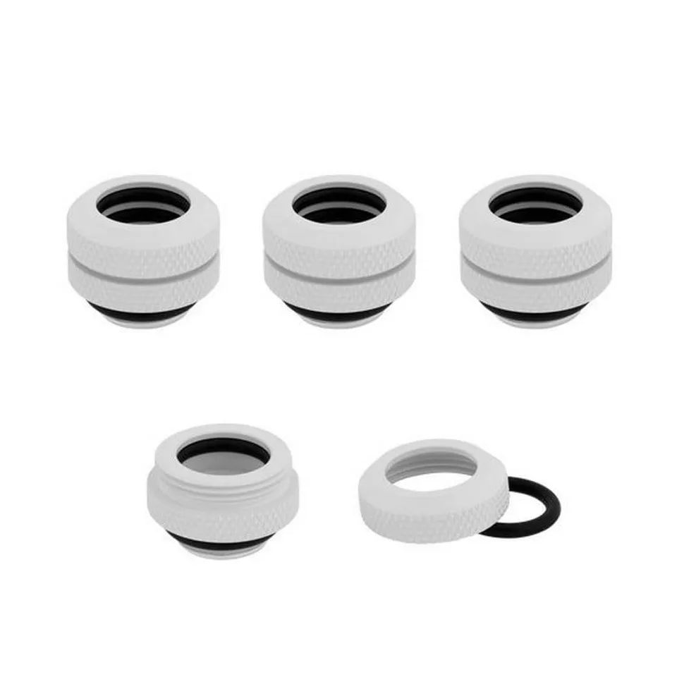 Corsair Hydro X Series XF Hardline 12mm OD Pack de 4 Blanco