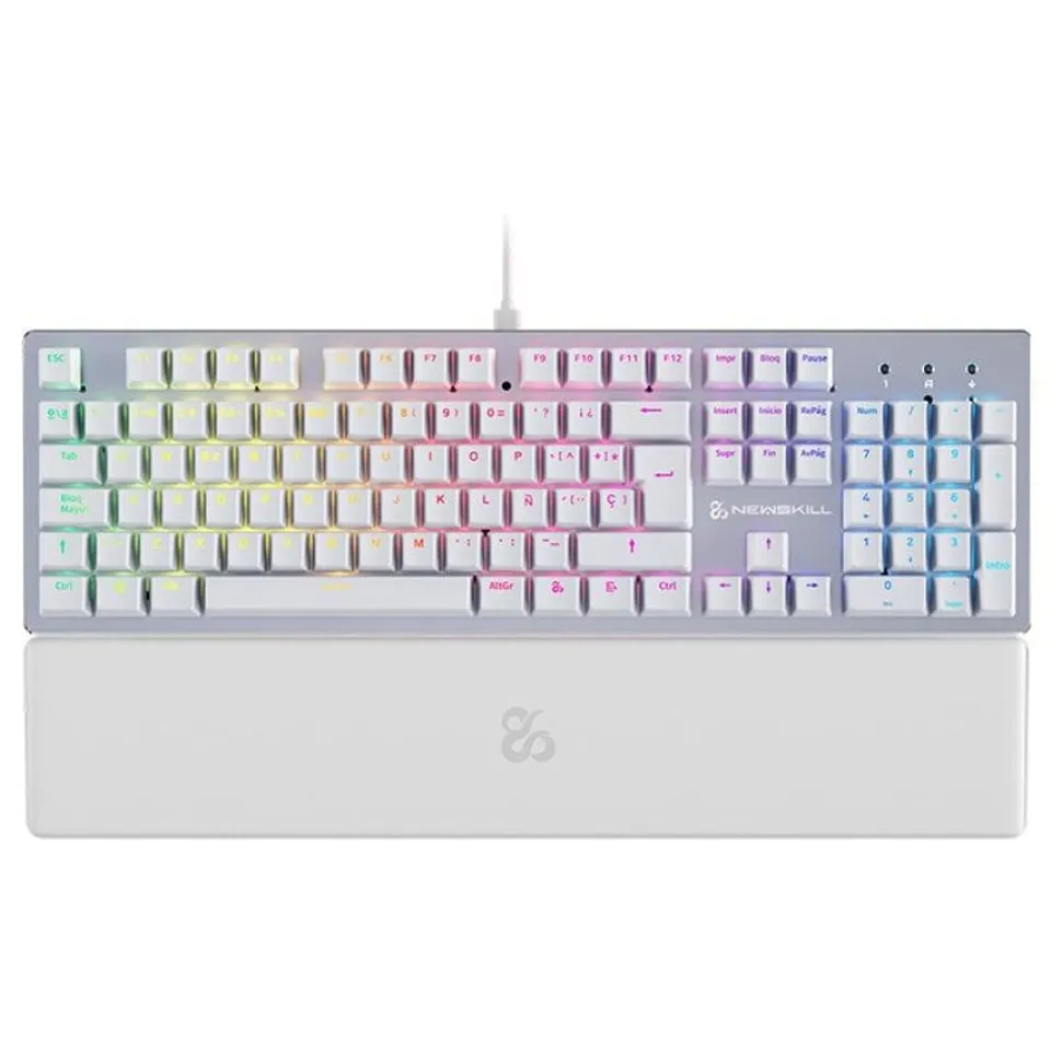 Newskill Serike V2 Teclado RGB Blanco NewSwitch Red