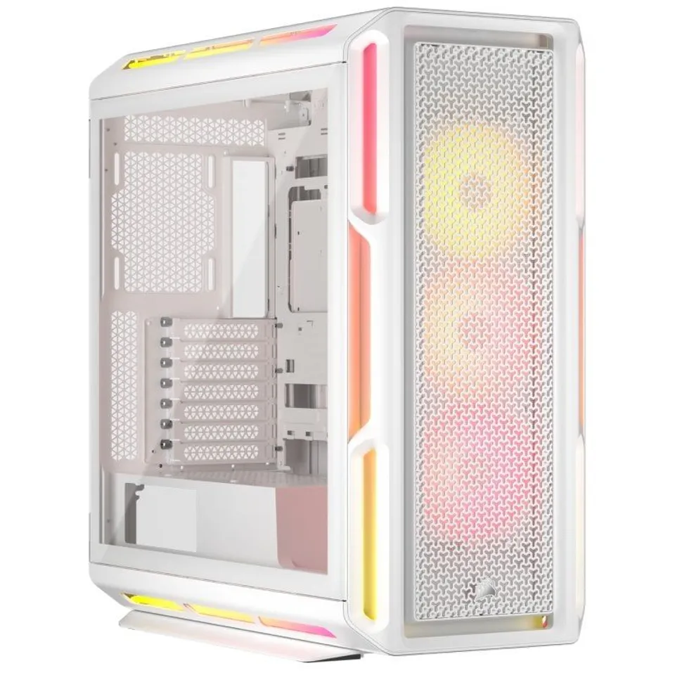 Corsair iCUE LINK 5000T LX RGB Torre Media EATX Cristal Templado USB-C Blanca