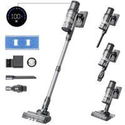 Proscenic P11 Mopping Aspiradora Inalámbrica de Escoba con Mopa 400W Negro