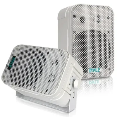 Pyle PDWR40W Pareja Altavoces Pasivos 400W Blancos