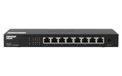 QNAP QSW-1108-8T Switch No Administrado 2.5G Ethernet Negro