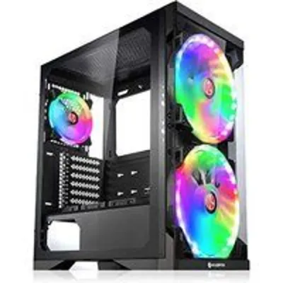 Raijintek Silenos Pro A-RGB Cristal Templado USB 3.0 Negro