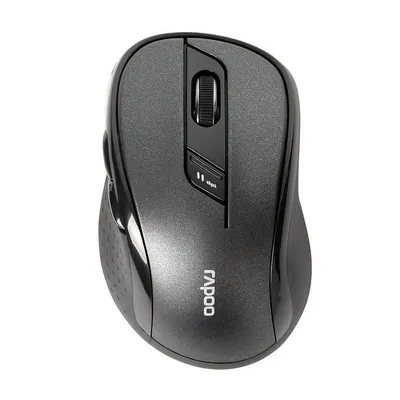Rapoo M500 Inalámbrico Ratón Óptico Silent 1600DPI Negro