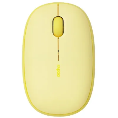 Rapoo M660 Silent Ratón Bluetooth 1300DPI Amarillo